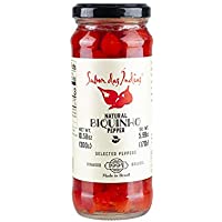 Chile Biquinho Rojo- 300 g (peso escurrido 170g) - Pimenta Biquinho SABOR DAS INDIAS 300g